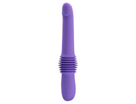 Wibrator analny z pchnięciem Pretty Love Pazuzu fioletowy USB - 6