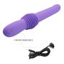 Wibrator analny z pchnięciem Pretty Love Pazuzu fioletowy USB - 6
