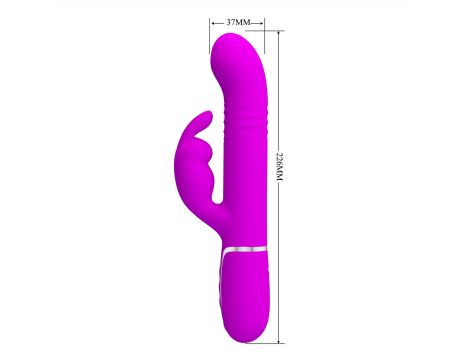 Wibrator króliczek Pretty Love fioletowy silikonowy 7 funkcji - 8