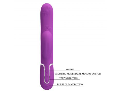 Wibrator króliczek Pretty Love Twinkled Tenderness silikonowy USB - 9