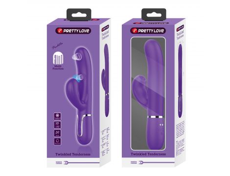 Wibrator króliczek Pretty Love silikonowy 14 funkcji USB - 6