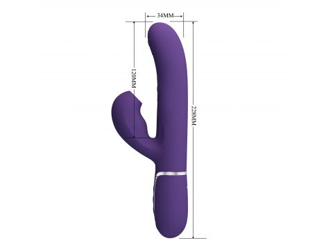 Wibrator króliczek Pretty Love silikonowy 14 funkcji USB - 11