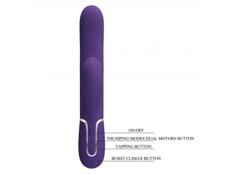 Wibrator króliczek Pretty Love silikonowy 14 funkcji USB - 8