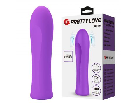 Wibrator mini Alfreda Pretty Love silikonowy 12 trybów USB - 3