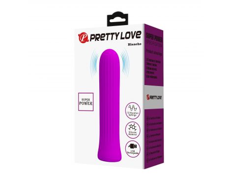 PRETTY LOVE - Blanche Purple, 12 vibration functions Memory function - 9