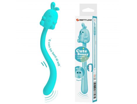 Stymulator łechtaczki Cute Bunny Pretty Love silikonowy 7 wibracji USB - 2