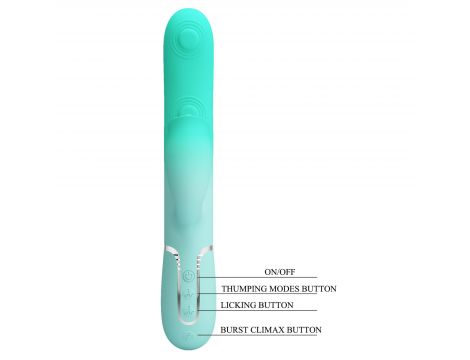 Wibrator króliczek Pretty Love Gigi silikonowy 7 pulsacji 7 lizania USB - 11