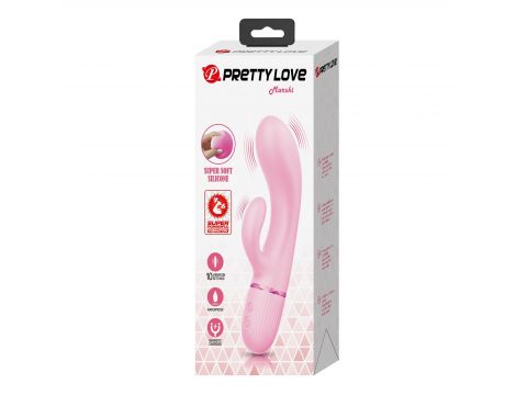 Wibrator króliczek silikonowy Pretty Love Marski 10 funkcji - 9