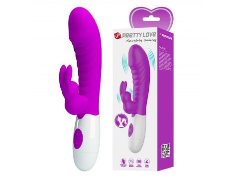 Wibrator króliczek Pretty Love Naughty Bunny 30 funkcji fioletowy - 2