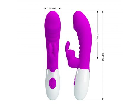 Wibrator króliczek Pretty Love Naughty Bunny 30 funkcji fioletowy - 10