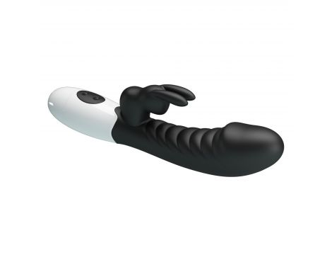 Wibrator króliczek Pretty Love Naughty Bunny 30 funkcji czarny - 2