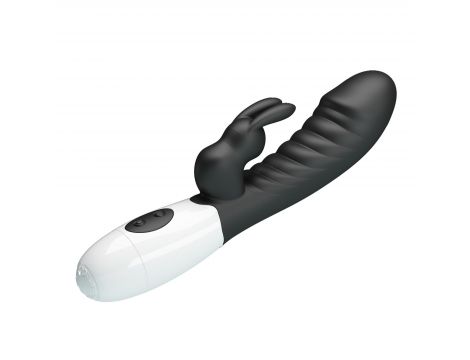 Wibrator króliczek Pretty Love Naughty Bunny 30 funkcji czarny - 10