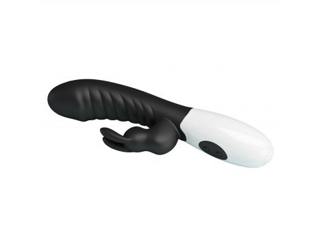 Wibrator króliczek Pretty Love Naughty Bunny 30 funkcji czarny - 8