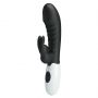 Wibrator króliczek Pretty Love Naughty Bunny 30 funkcji czarny - 5