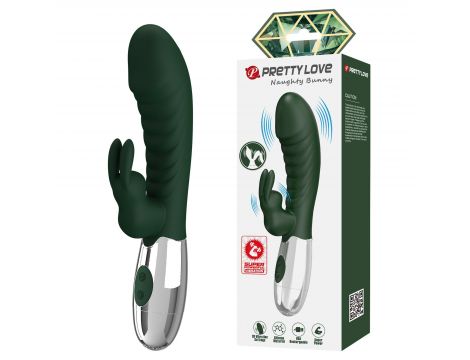 Wibrator króliczek Pretty Love podwójny silnik silikonowy USB - 3