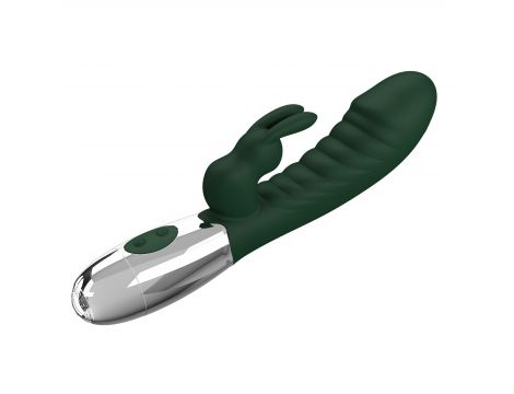Wibrator króliczek Pretty Love podwójny silnik silikonowy USB - 2