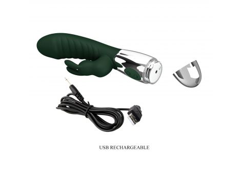 Wibrator króliczek Pretty Love podwójny silnik silikonowy USB - 10