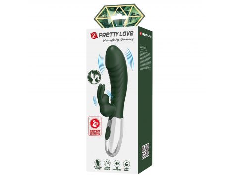 Wibrator króliczek Pretty Love podwójny silnik silikonowy USB - 9