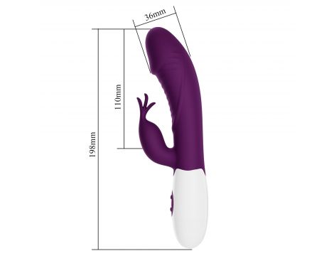 Wibrator króliczek Pretty Love silikonowy 30 funkcji 19 8 cm - 8