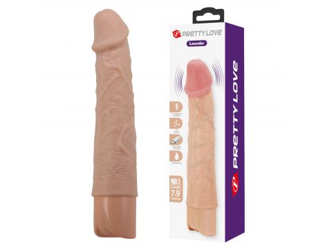 Realistyczny wibrator dildo Pretty Love Leander USB - 2