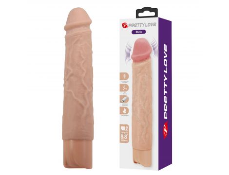 Wibrator realistyczny Pretty Love Osric cielisty USB 22 cm - 2