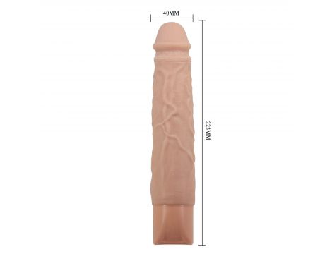 Wibrator realistyczny Pretty Love Osric cielisty USB 22 cm - 5