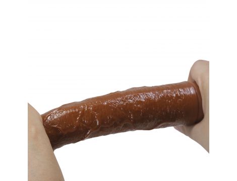 Realistyczny wibrator dildo Pretty Love Osric brązowy USB - 8