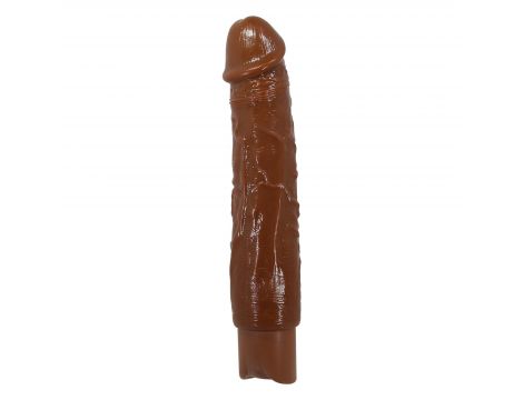 Realistyczny wibrator dildo Pretty Love Rufus brązowy USB - 2