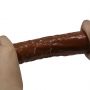Realistyczny wibrator dildo Pretty Love Rufus brązowy USB - 12