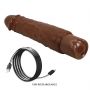 Realistyczny wibrator dildo Pretty Love Rufus brązowy USB - 10