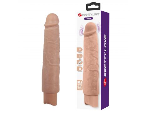 Realistyczny wibrator dildo Pretty Love Soren USB - 3