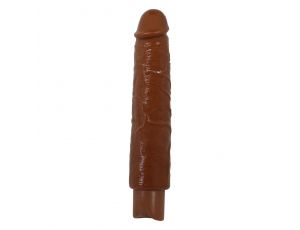 Realistyczny wibrator dildo Pretty Love Soren brązowy USB