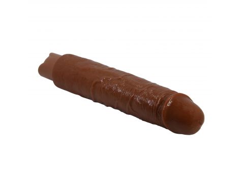 Realistyczny wibrator dildo Pretty Love Soren brązowy USB - 9