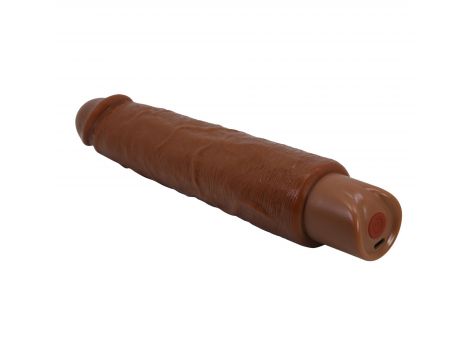 Realistyczny wibrator dildo Pretty Love Soren brązowy USB - 5