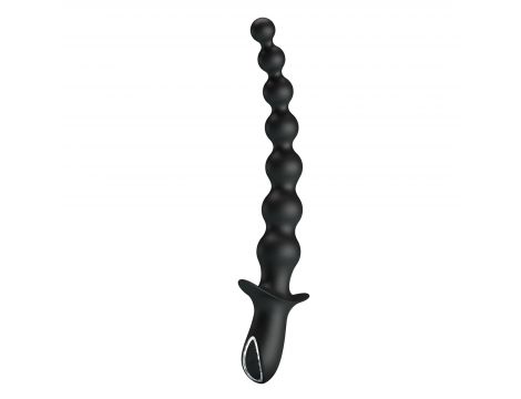 Pręt analny wibrujący Pretty Love Dedron czarny 25 cm USB - 3