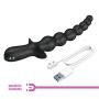Pręt analny wibrujący Pretty Love Dedron czarny 25 cm USB - 10