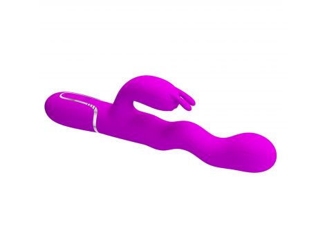 Wibrator króliczek falujący Pretty Love Laursen fioletowy USB - 2