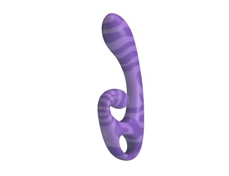 Dwustronny stymulator łechtaczki Pretty Love Sumner fioletowy silikonowy - 3