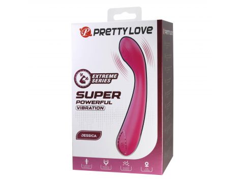 Mocny silikonowy wibrator punktu G Pretty Love Jessica - 9