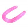 Jelly Flexible Double Dong-Pink - 2