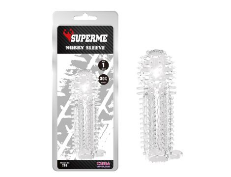 Nubby Sleeve-Clear - 2