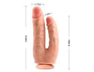 Bromeo Double Dildo Flesh