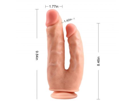 Bromeo Double Dildo Flesh