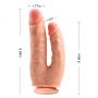 Bromeo Double Dildo Flesh - 2