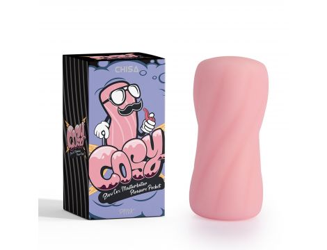 Masturbator Cosy Pleasure Pocket różowy TPE 10,7 cm - 5