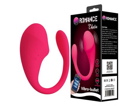 Jajko wibrujące z aplikacją Romance Thalia silikonowe USB 21 cm - 3