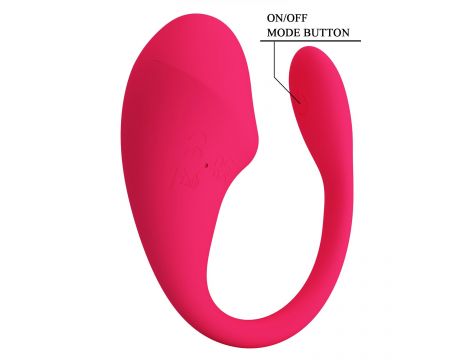 Jajko wibrujące z aplikacją Romance Thalia silikonowe USB 21 cm - 6