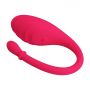 Jajko wibrujące z aplikacją Undine Romance silikonowe USB 20,5 cm - 5