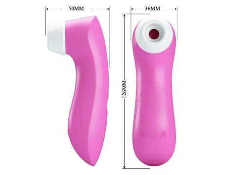 Stymulator ssący łechtaczki Breeze Romance różowy kompaktowy - 9