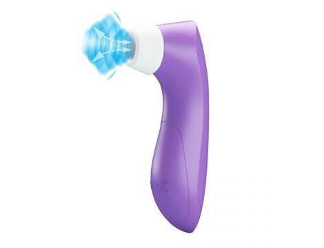 Kompaktowy stymulator ssący Breezer Romance fioletowy - 5